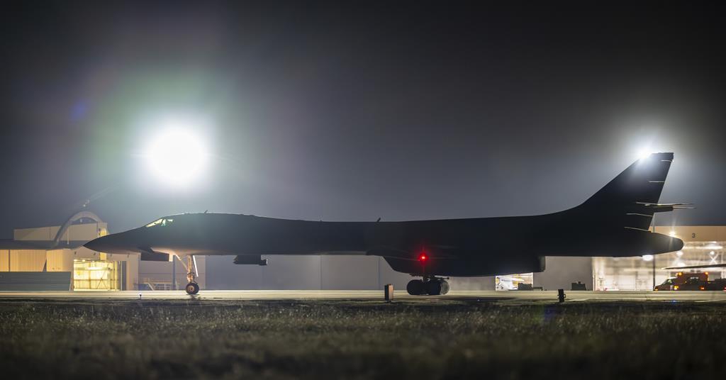 Pentagon Releases Photos Of Intercontinental B-1B Combat Mission | News ...