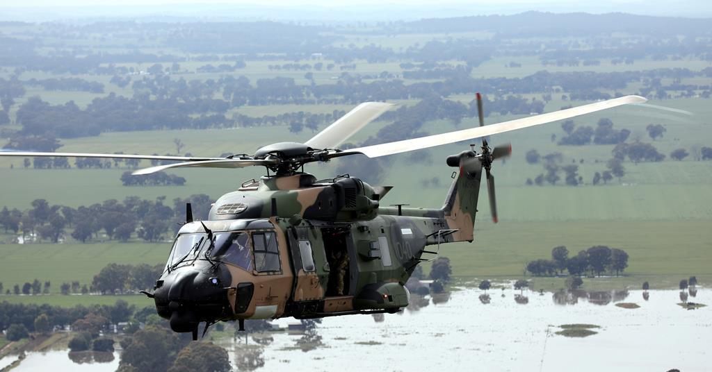 Australian army MRH90 crashes in sea, four crew missing | News | Flight ...