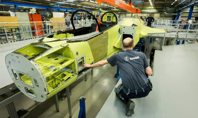 DUBAI: New-generation Gripen enters final assembly | News | Flight Global