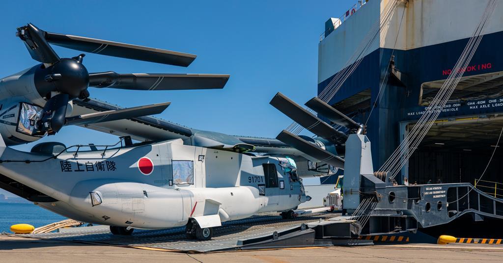 Tokyo S First V 22 Ospreys Reach Japan News Flight Global