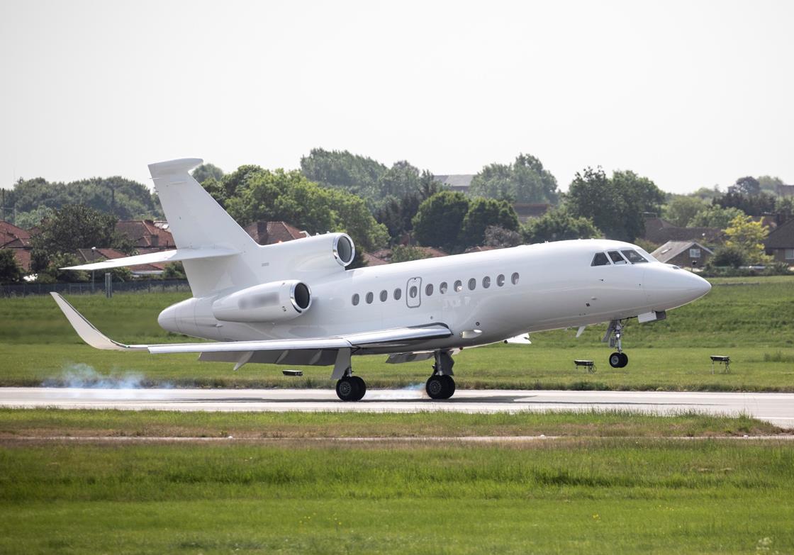 RAF first VIProled Falcon 900LX as ‘Envoy IV’ News Flight