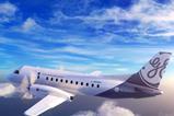 Pictured is a rendering of GE Aerospace’s hybrid electric aircraft testbed for NASA’s Electrified Powertrain Flight Demonstration (EPFD) project. Image credit: GE Aerospace.
