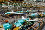 Boeing's 777 production site Everett on 26 June 2024