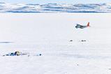 LC-130 landing Parsons Lake, Northwest Territories, Canada