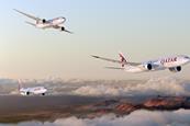 Qatar Airways Boeing jets