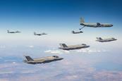 Israeli aircraft with tanker