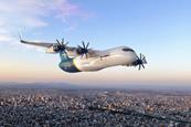 ZEROe over city-c-Airbus