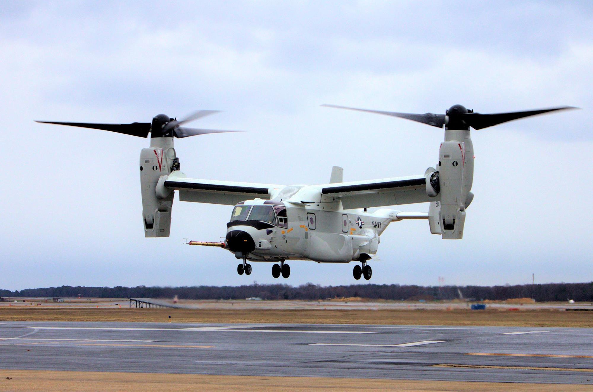 First Operational CMV-22B Osprey delivered to the U.S. Navy