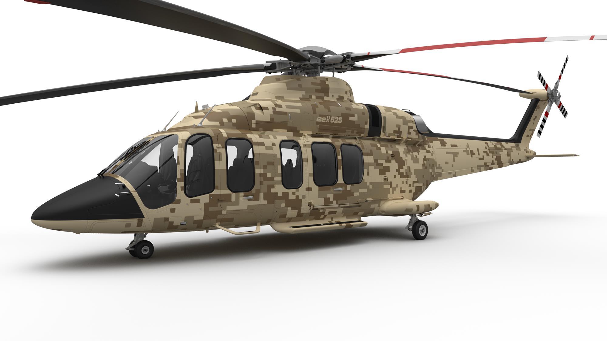 PICTURES Bell targets military market with 525 helicopter News