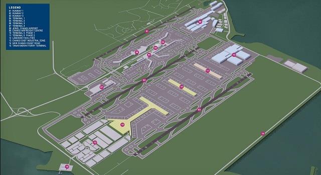 Work resumes on the Singapore Changi Airport Terminal 5 - Southeast Asia  Infrastructure