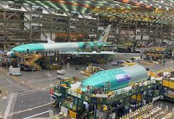 Boeing's Everett production site on 15 June 2022