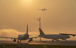Generic airline traffic at Munich airport