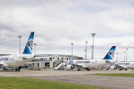 EgyptAir A320neo line-up