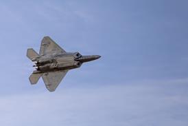 F-22 in flight US Air Force