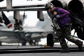 USS Harry S Truman FA-18 fuelling c US Navy