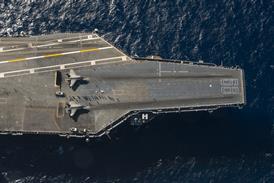 F-35Cs on catapult USS Nimitz c US Navy