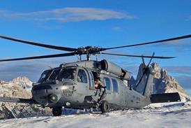 HH-60G Pave Hawk final USAF flight c Aviano Air Base