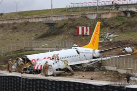 Pegasus 737 crash Istanbul