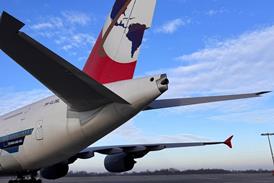 Global A380 tail-c-Global Airlines