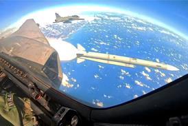 Brazilian Gripen Meteor shot