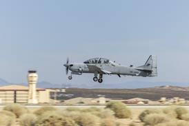A-29C Super Tucano take off