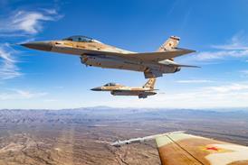Top Aces F-16s over Arizona (Photo James DeBoer)