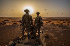 Counter UAV electromagnetic pulse weapon Leonidas made by Epirus c Epirus