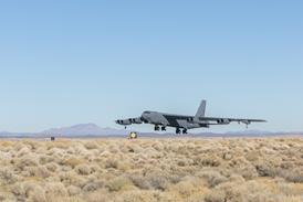 B-52 at Edwards AFB c USAF