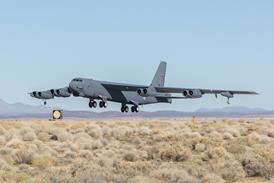 B-52 at Edwards AFB c USAF