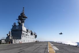 US F-35B lands on Japanese aircraft carrier JS Kaga c US NAvy