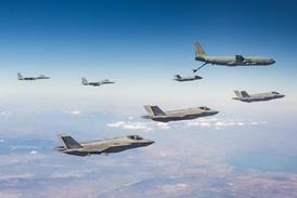 Israeli aircraft with tanker