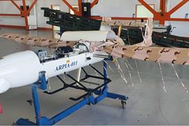 Partially Assembled Mohajer-2 UAV at Venezuela's El Libertador Air Base