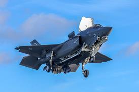 RAF F-35B hover