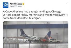 Cape Air ABC7 CHicago tweet 012723