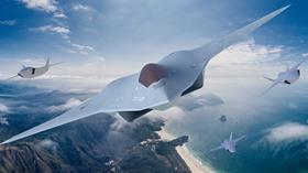 sixth generation fighter rendering c Pratt and Whitney RTX