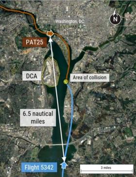 PSA flight path NTSB Black Hawk