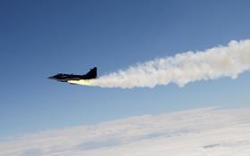 Gripen E Meteor shot