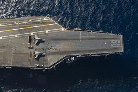 F-35Cs on catapult USS Nimitz c US Navy