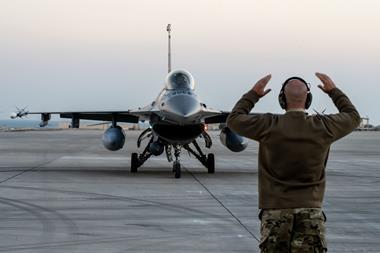 USAF F-16 Bahrain rapid deployment exercise c USAF