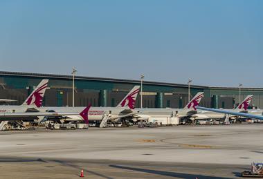 Qatar Airways Doha airport Shutterstock