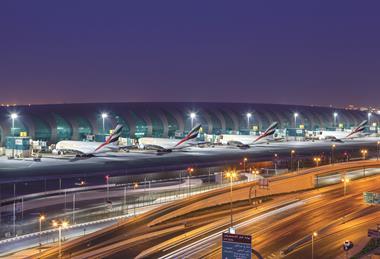Emirates jets at DXB
