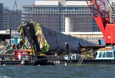 PSA wreckage wing recovery