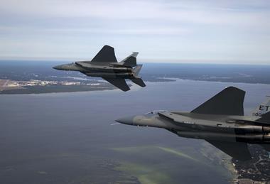 F-15EX arrival at Eglin AFB c USAF