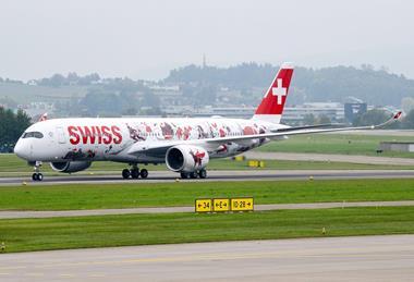 Swiss first A350-c-Swiss
