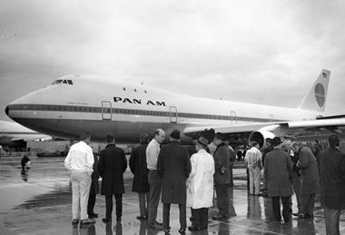 Boeing 747 Pan am first delivery 1969