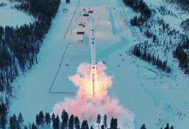 Esrange satellite launch