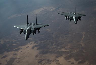 F-15s over CENTCOM