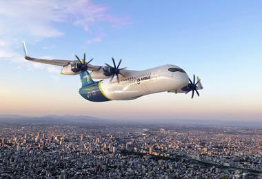 ZEROe over city-c-Airbus