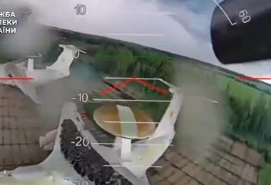 Russian A-50 Ukraine drone strike