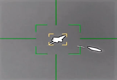 F-35 thermal video of missile impact c IRNA